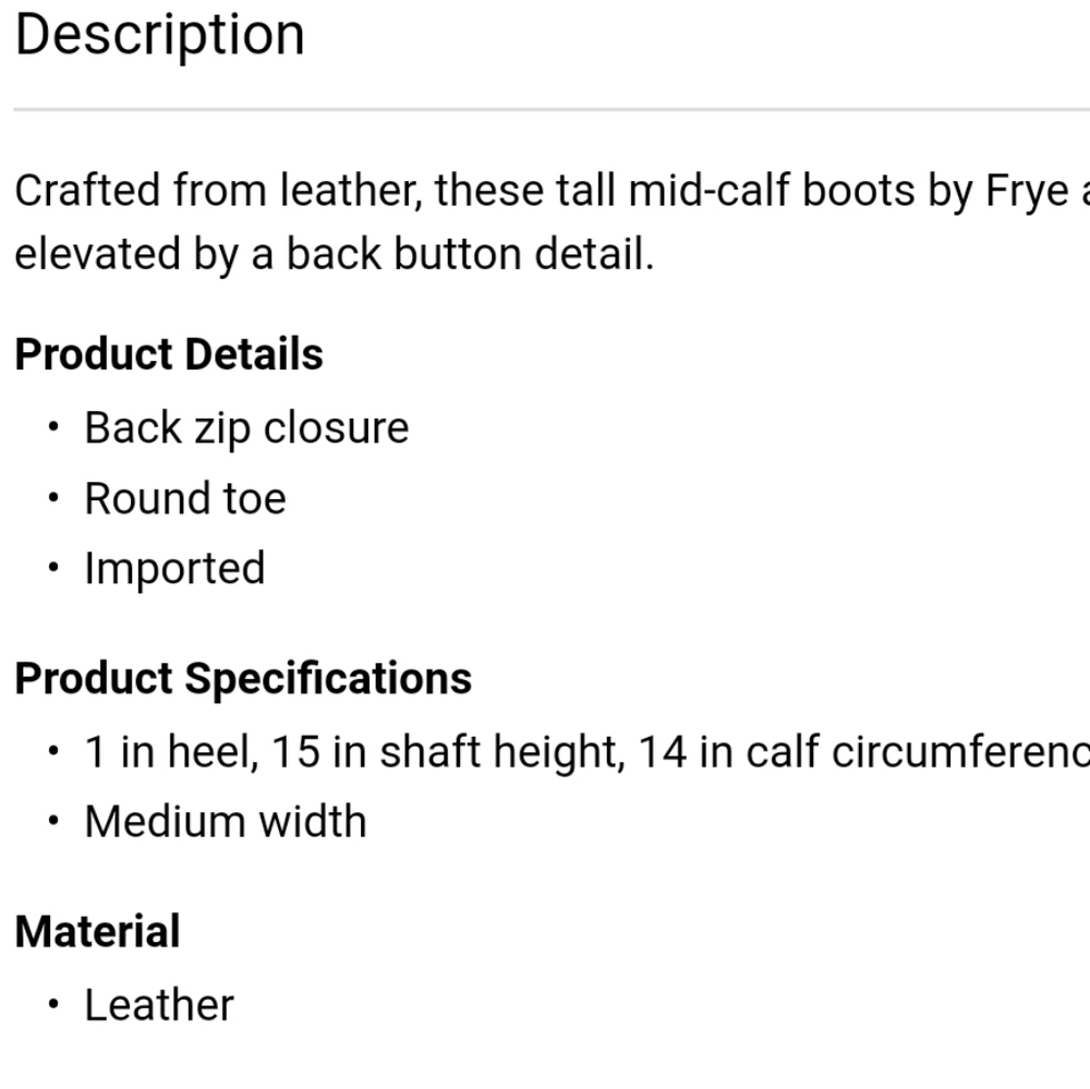 Frye Melissa Button Back Zip Boots - Picture 7 of 8